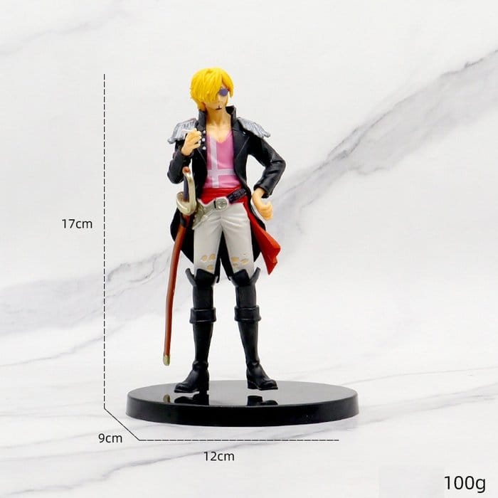 17 cm One Piece Sanji Action Figure, High Quality PVC Anime, For Car Dashboard, Decoration  & Study Table, Best Gift for One Piece Fans