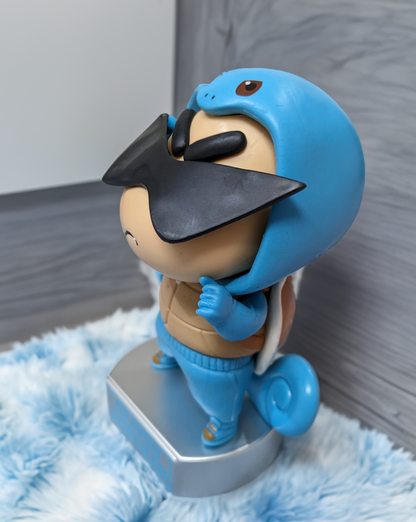 15 cm Crayon Shinchan Cosplay Squirtle, Premium Quality Anime Collectible Figure, For Pikachu & Shinchan Fans, Best Gift for Anime Lovers