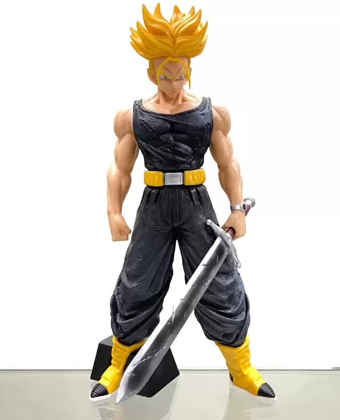 Dragon BallZ 30 cm Super Saiyan Trunks Action Figure, High Quality PVC Collectible, Home Decorative Statue, Amazing Gift for DBZ Lovers