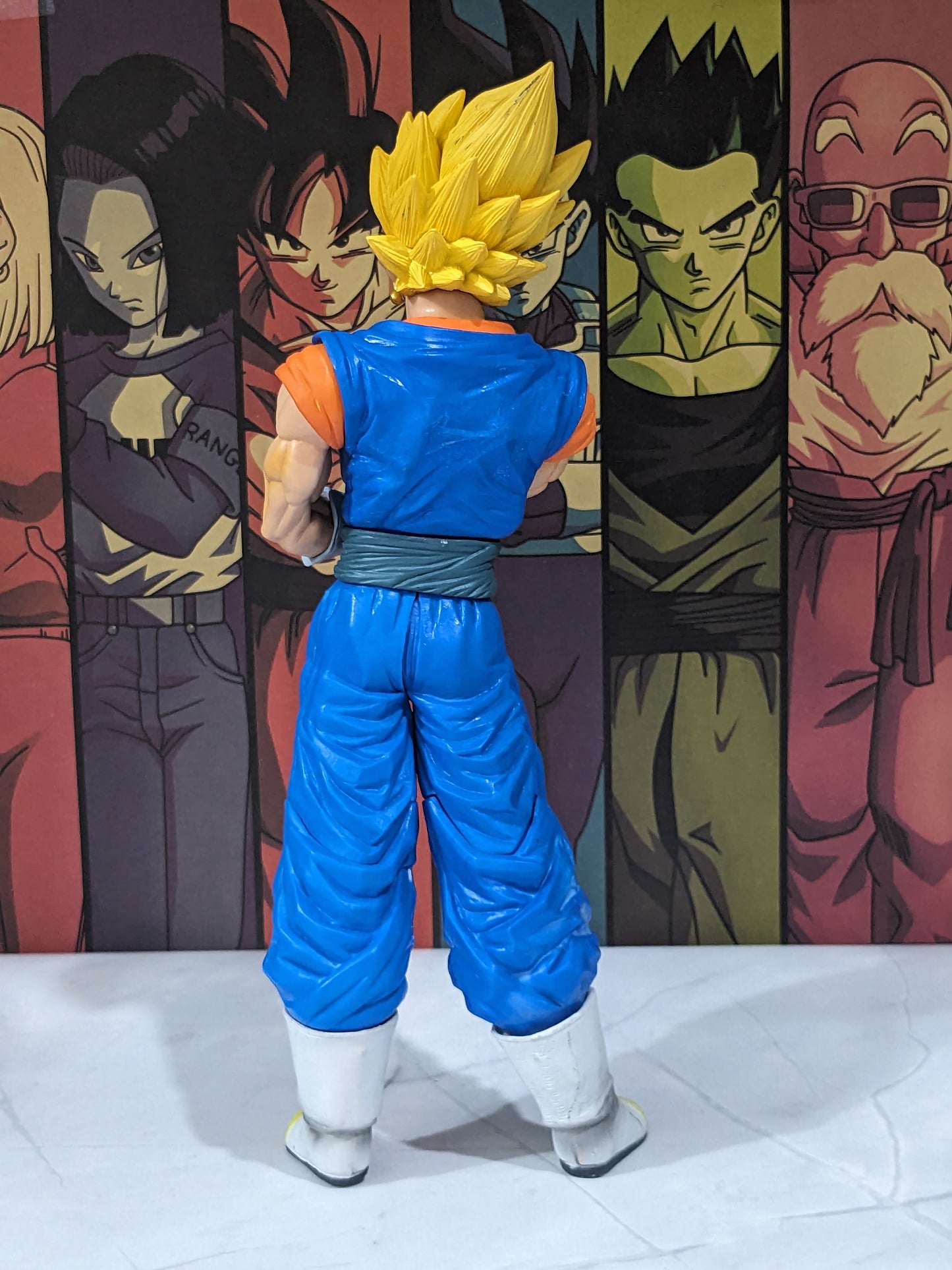 Dragon BallZ Super SSJ Vegito Gogeta (Yellow Hair), 32 cm Height Giant Action Figure, PVC Anime Collectible, Wonderful Gift for DBZ Fans