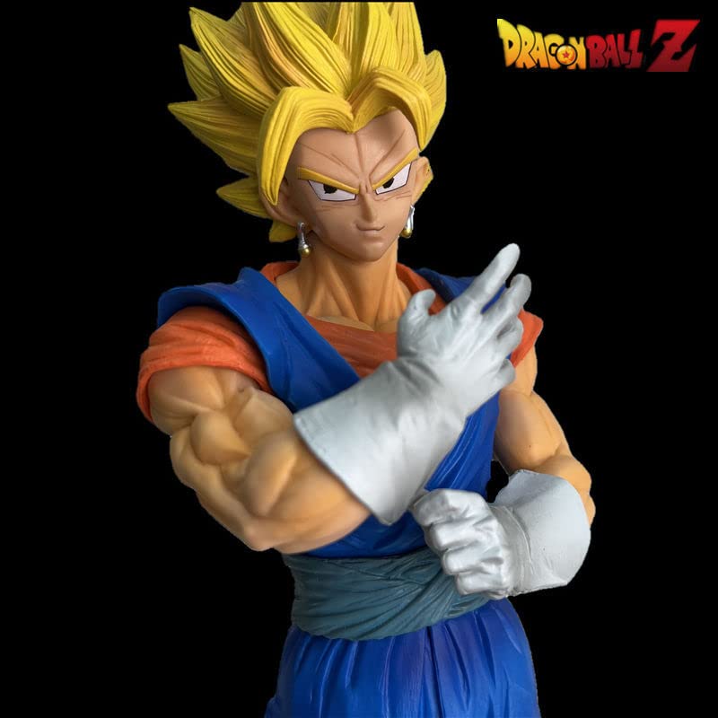 Dragon BallZ Super SSJ Vegito Gogeta (Yellow Hair), 32 cm Height Giant Action Figure, PVC Anime Collectible, Wonderful Gift for DBZ Fans