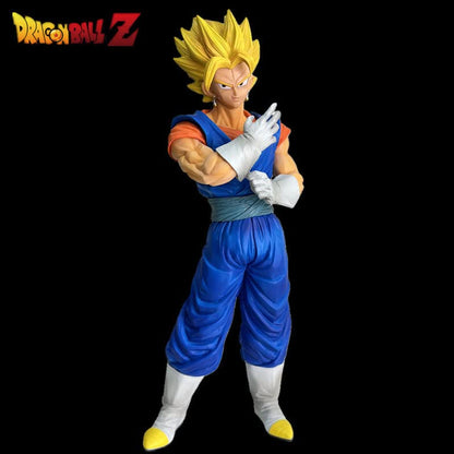 Dragon BallZ Super SSJ Vegito Gogeta (Yellow Hair), 32 cm Height Giant Action Figure, PVC Anime Collectible, Wonderful Gift for DBZ Fans